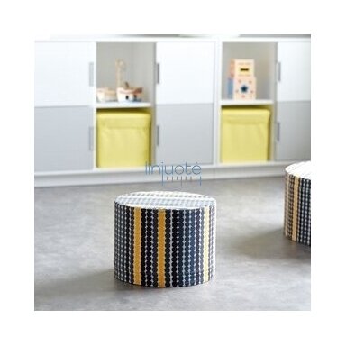 Pufas ø40 cm - apskritimų motyvas Pufas ø40 cm - apskritimų motyvas