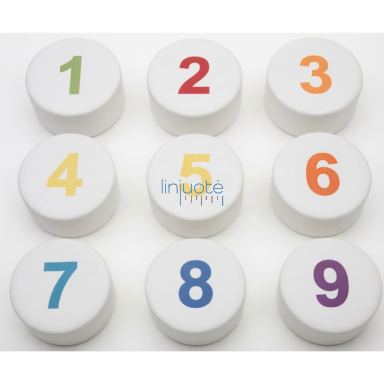 Pufų komplektas 9vnt., LIN5855274