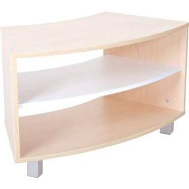 Quadro - 1/8 apskritimo S spintelė ant kojelių, klevas 095660 Quadro - 1/8 apskritimo S spintelė ant kojelių, klevas 095660