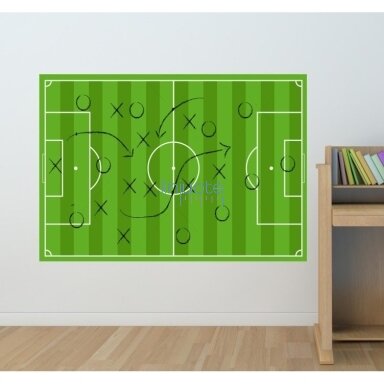Rašomas lipdukas "Futbolo aikštė 1"