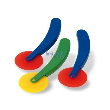 Ratukai plastilinui pjaustyti. Lygūs