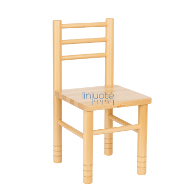 REGULIUOJAMO AUKŠČIO MEDINĖ KĖDUTĖ, 26-34 CM, LIN24 REGULIUOJAMO AUKŠČIO MEDINĖ KĖDUTĖ, 26-34 CM, LIN24