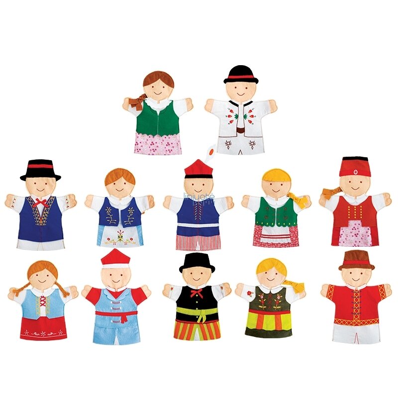 Regioniniai kostiumai. Pirštininės lėlės