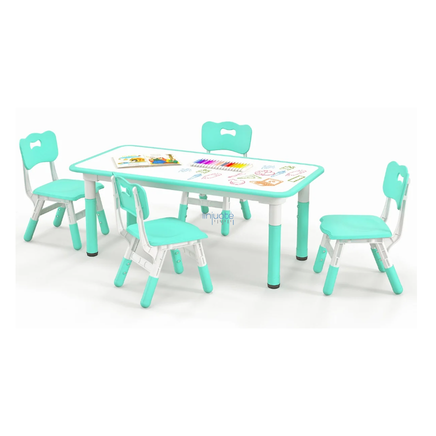 Regulējama galda un 4 krēslu komplekts DSG 7495