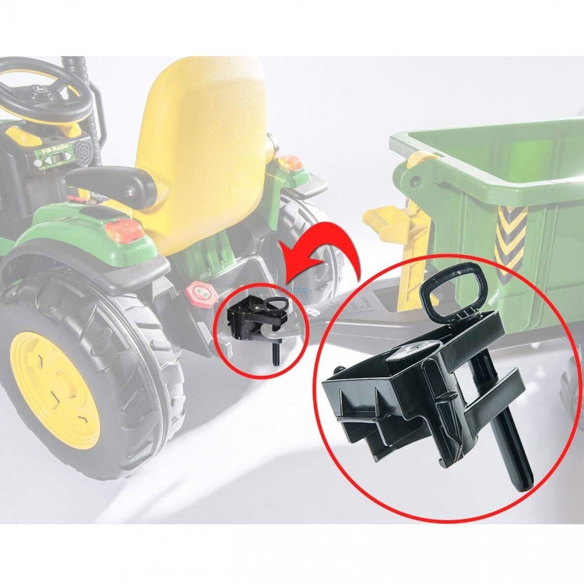 "ROLLY TOYS" AKUMULIATORINIO TRAKTORIAUS ADAPTERIS IŠ "PEG PEREGO", 409914 2 "ROLLY TOYS" AKUMULIATORINIO TRAKTORIAUS ADAPTERIS IŠ "PEG PEREGO", 409914 2