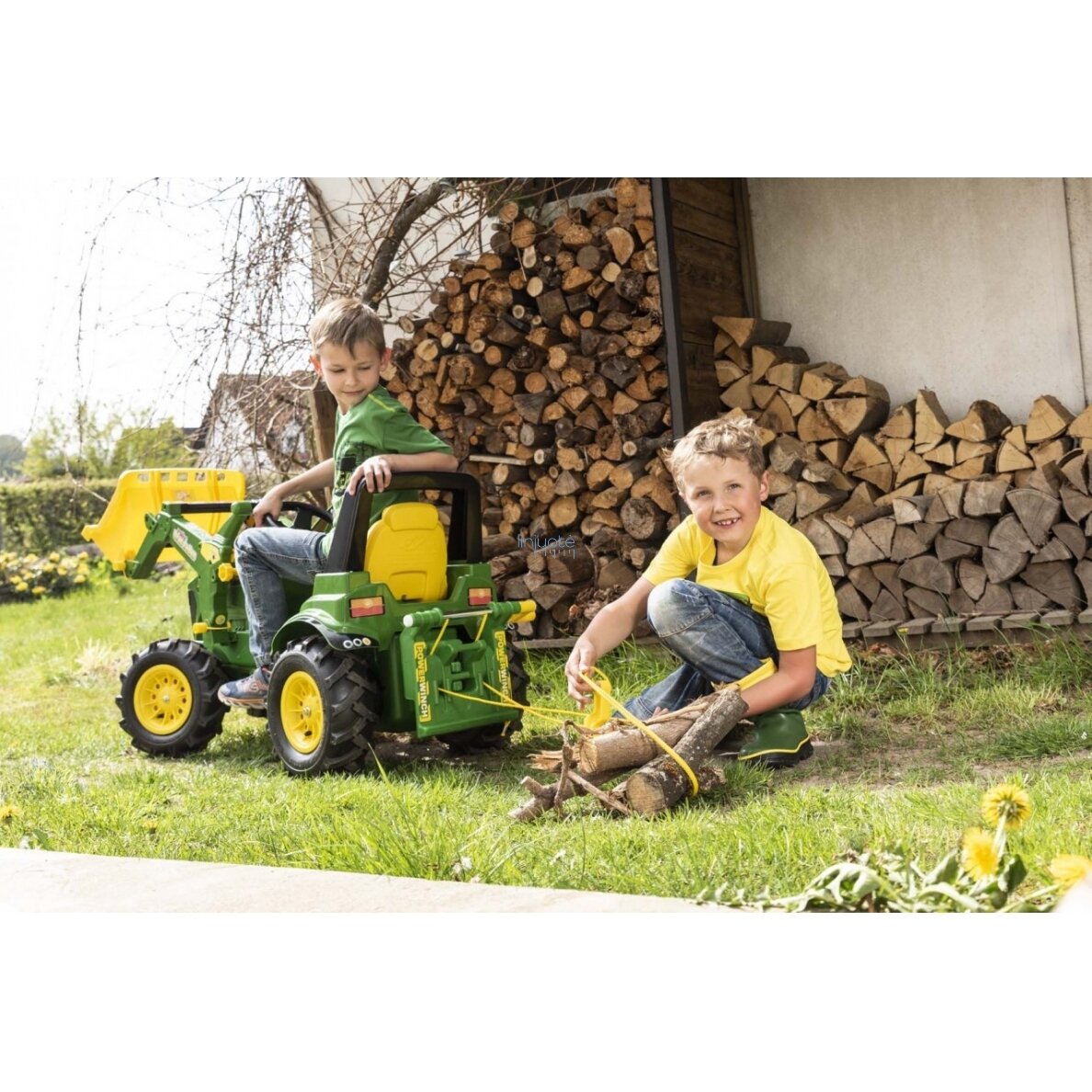 "ROLLY TOYS" ROLLYPOWERWINCH GERVĖ "JOHN DEERE" TRAUKOS GERVĖ, 408986 3 "ROLLY TOYS" ROLLYPOWERWINCH GERVĖ "JOHN DEERE" TRAUKOS GERVĖ, 408986 3