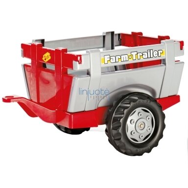 ROLLY TOYS ROLLYTRAILER TRAKTORIAUS PRIEKABA SU ATIDAROMAIS ŠONAIS, 122097 ROLLY TOYS ROLLYTRAILER TRAKTORIAUS PRIEKABA SU ATIDAROMAIS ŠONAIS, 122097