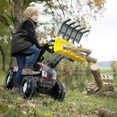 Rolly Toys Šaukštas traktoriui medienos pakrovimo griebtuvas 5