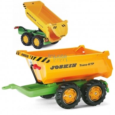 ROLLY TOYS ROLLYTRAILER SAVIVARTIS PRIEKABA PUSVAMZDIS, 122264 ROLLY TOYS ROLLYTRAILER SAVIVARTIS PRIEKABA PUSVAMZDIS, 122264