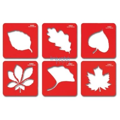 Šablonai – medžių lapai