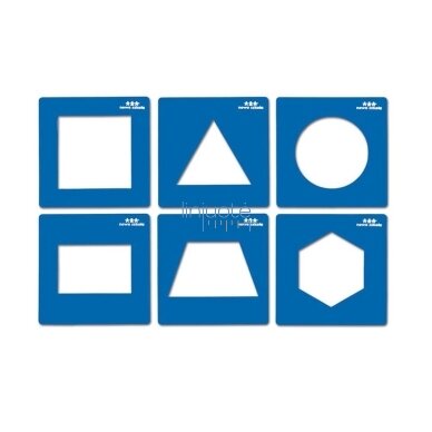 Šablonai – geometrinės figūros Šablonai – geometrinės figūros