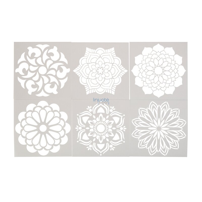 Šablonai. Mandala 1 Šablonai. Mandala 1