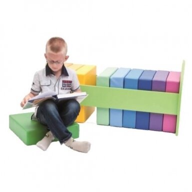Sēdēšanas pufu komplekts "Krāsas" 855626
