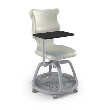 SERTIFIKUOTA, ERGONOMINĖ KĖDĖ SU LENTYNA KUPRINEI IR DARBALAUKIU "POCKET PLUS", DYDIS - 6, PR-PP6