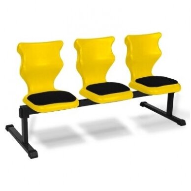 SERTIFICĒTS ERGONOMISKS TRĪSVIETĪGS SOLS AR POLSTERĒJUMU, DAŽĀDAS KRĀSAS, IZMĒRS 4-6, BENCHS3 SERTIFICĒTS ERGONOMISKS TRĪSVIETĪGS SOLS AR POLSTERĒJUMU, DAŽĀDAS KRĀSAS, IZMĒRS 4-6, BENCHS3