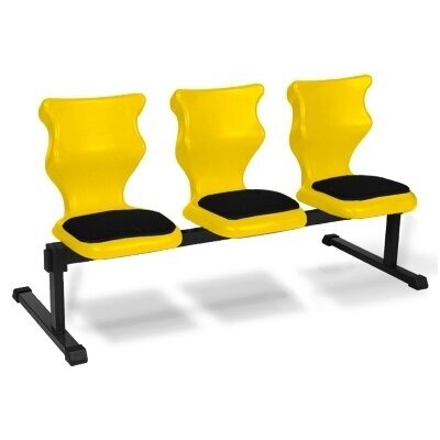 SERTIFICĒTS ERGONOMISKS TRĪSVIETĪGS SOLS AR POLSTERĒJUMU, DAŽĀDAS KRĀSAS, IZMĒRS 4-6, BENCHS3 SERTIFICĒTS ERGONOMISKS TRĪSVIETĪGS SOLS AR POLSTERĒJUMU, DAŽĀDAS KRĀSAS, IZMĒRS 4-6, BENCHS3