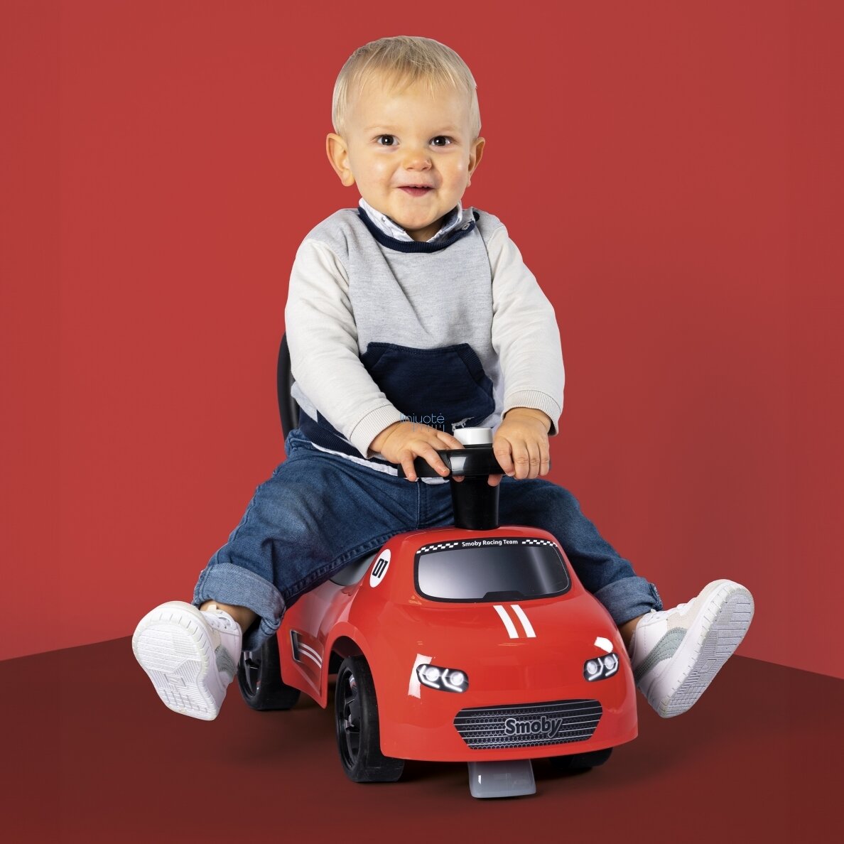 Smoby raudonas automobilis,720541 4 Smoby raudonas automobilis,720541 4
