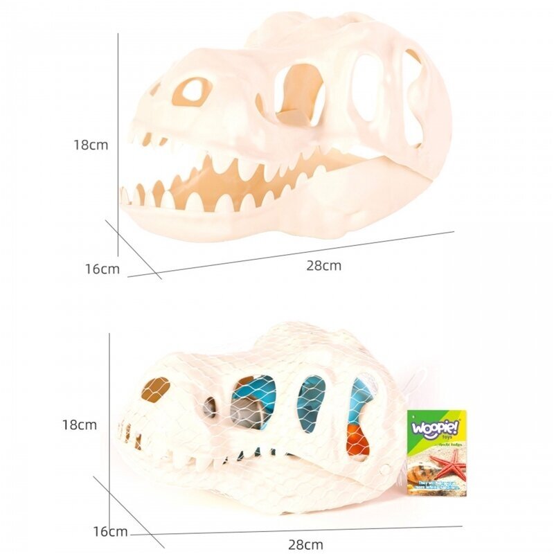 SMĖLIO ŽAISLŲ RINKINYS "DINO", 9 EL, 46316 2