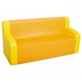Sofa su porankiais geltonai-oranžinė, 101143