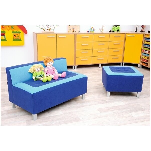 Pufas "Premium", mėlynas, BM 046006 1 Pufas "Premium", mėlynas, BM 046006 1