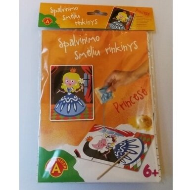 SPALVINIMO SMĖLIU RINKINYS „PRINCESĖ“, 5906018026924 SPALVINIMO SMĖLIU RINKINYS „PRINCESĖ“, 5906018026924