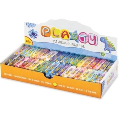 Spalvotas plastilinas. Blokeliai Spalvotas plastilinas. Blokeliai