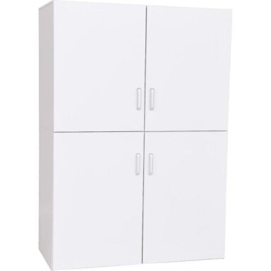 Skapis gultām un gultas veļai, balts 096629W