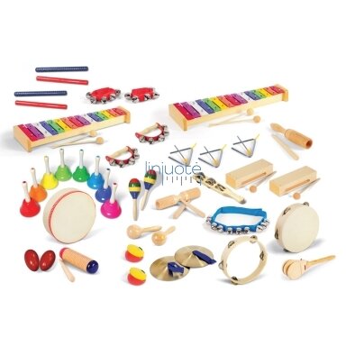 Spintelė su muzikos instrumentais