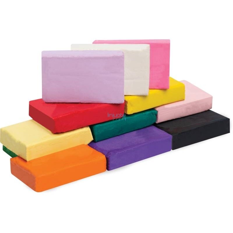 Spalvotas plastilinas. Blokeliai Spalvotas plastilinas. Blokeliai