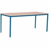 Stalas su metaliniu karkasu 120x80, mėlynas F041515M