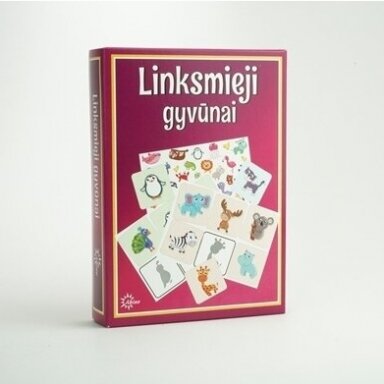 STALO ŽAIDIMAS LIETUVIŲ KALBA „LINKSMIEJI GYVŪNAI“, 5907518337602 STALO ŽAIDIMAS LIETUVIŲ KALBA „LINKSMIEJI GYVŪNAI“, 5907518337602