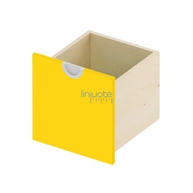 Stalčius Cubo. Siauras aukštas. Geltonas Stalčius Cubo. Siauras aukštas. Geltonas
