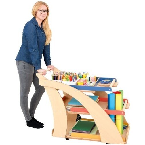Ratiņi mākslas piederumiem - bērza koks 100520B 1