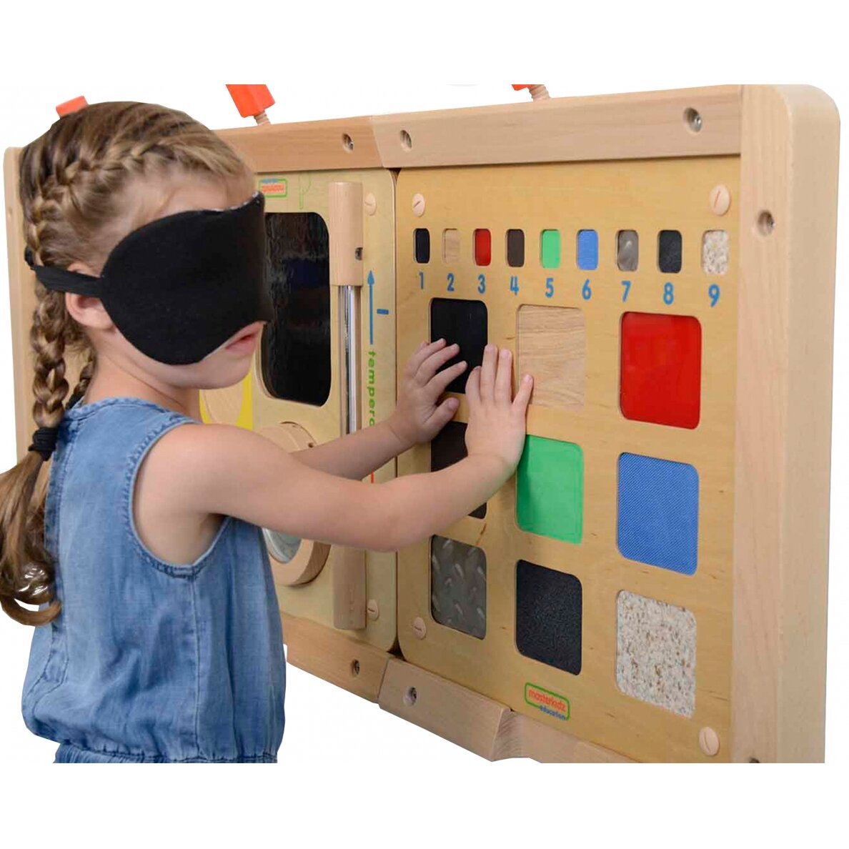 Mokomoji sensorinė priemonė "Medžiagų pažinimas" MASTERKIDZ, ME06608