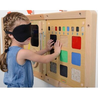Mokomoji sensorinė priemonė "Medžiagų pažinimas" MASTERKIDZ, ME06608 2