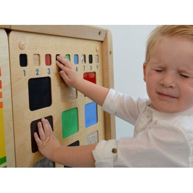 Mokomoji sensorinė priemonė "Medžiagų pažinimas" MASTERKIDZ, ME06608 4