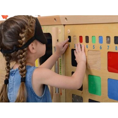 Mokomoji sensorinė priemonė "Medžiagų pažinimas" MASTERKIDZ, ME06608 5