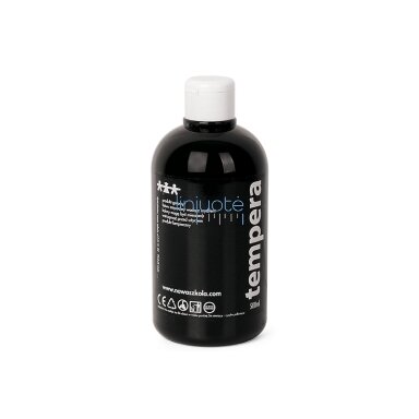 Tempera 0,5 l juoda Tempera 0,5 l juoda