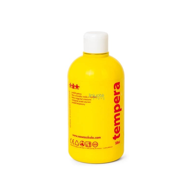 Tempera 0,5 l geltona