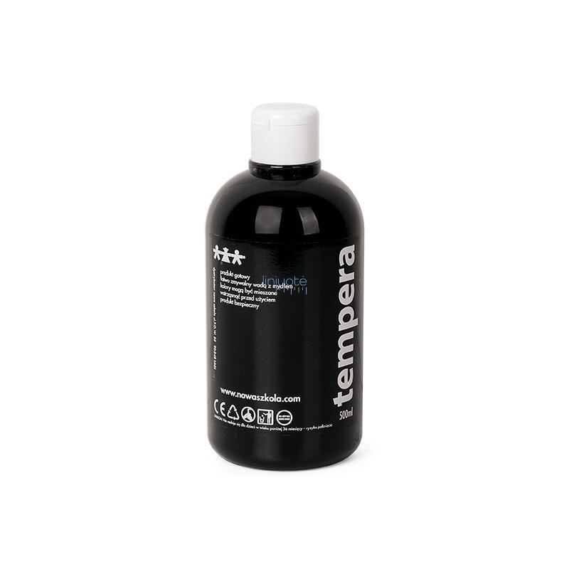 Tempera 0,5 l juoda Tempera 0,5 l juoda