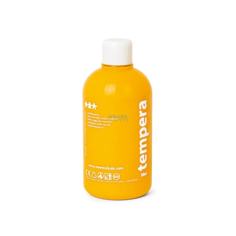 Tempera 0,5 l šviesiai oranžinė Tempera 0,5 l šviesiai oranžinė