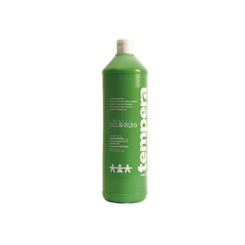 Tempera dažai 1 l žali Tempera dažai 1 l žali
