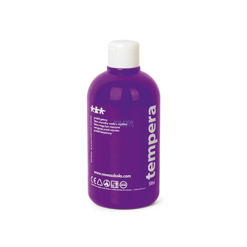 Temperiniai dažai 0,5 l violetiniai Temperiniai dažai 0,5 l violetiniai