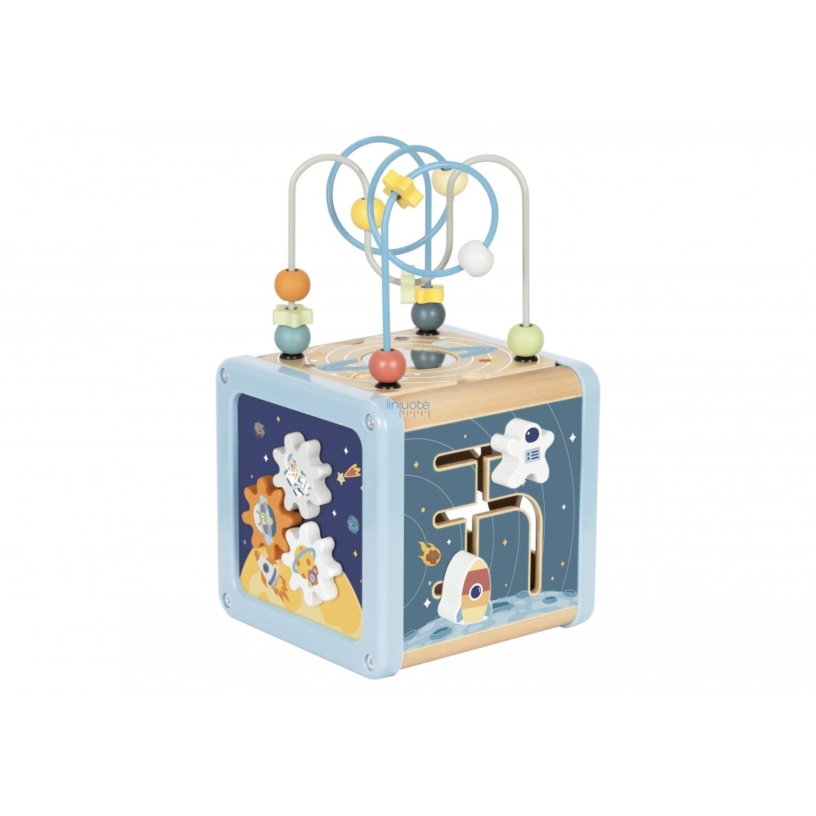 „TOOKY TOY“ medinis veiklos kubas,TJ932 1