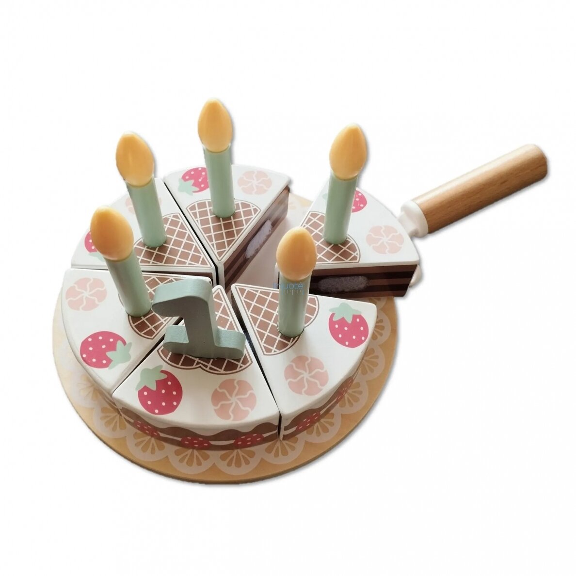 MEDINIS GIMTADIENIO TORTAS SU ŽVAKUTĖMIS TOOKY TOY, TH544B 1 MEDINIS GIMTADIENIO TORTAS SU ŽVAKUTĖMIS TOOKY TOY, TH544B 1