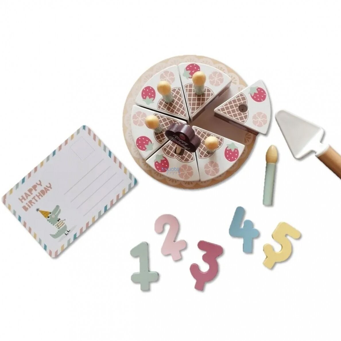 MEDINIS GIMTADIENIO TORTAS SU ŽVAKUTĖMIS TOOKY TOY, TH544B 2