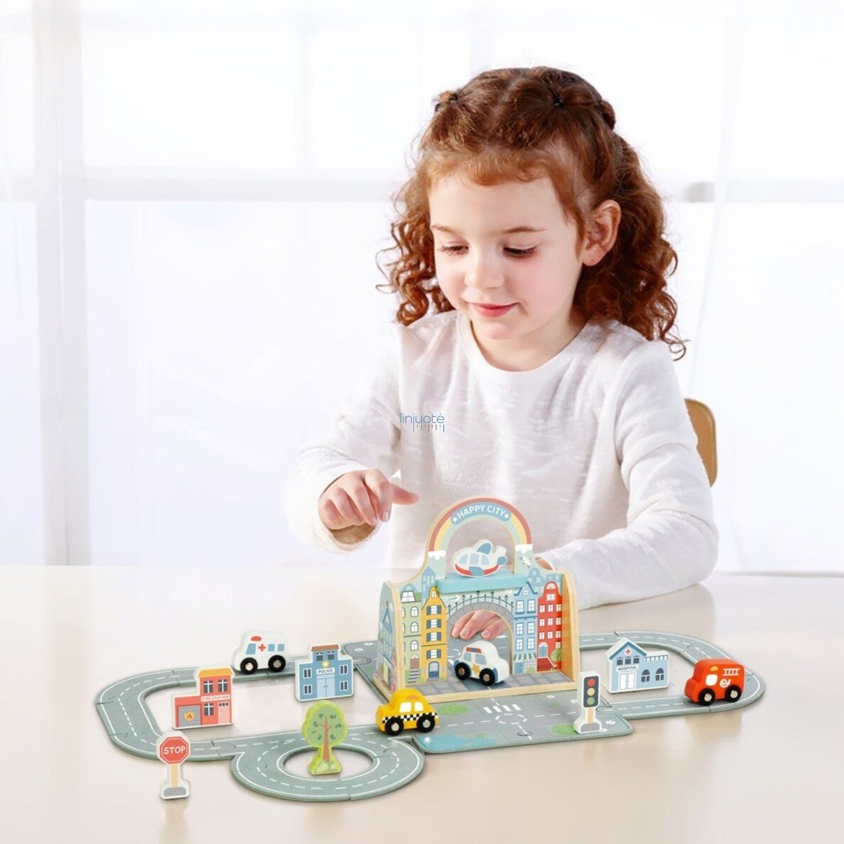TOOKY TOY Mini Miesto Rinkinys Nešiojamas Krepšys Automobiliai TP536 2 TOOKY TOY Mini Miesto Rinkinys Nešiojamas Krepšys Automobiliai TP536 2