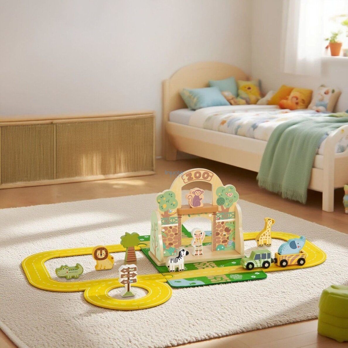 TOOKY TOY Mini ZOO Rinkinys Nešiojamas Rinkinys Krepšys Gyvūnai TP537 1 TOOKY TOY Mini ZOO Rinkinys Nešiojamas Rinkinys Krepšys Gyvūnai TP537 1