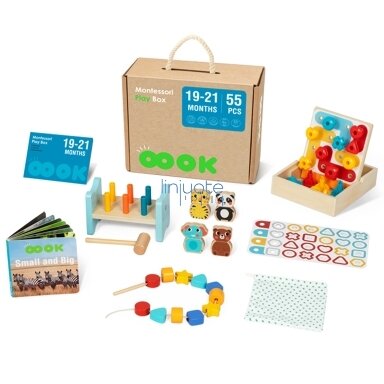TOOKY TOY XXL Montessori Edukacinė Sensorinė Dėžė „7 Viename“ (19–21 mėn.) BCTJ678 TOOKY TOY XXL Montessori Edukacinė Sensorinė Dėžė „7 Viename“ (19–21 mėn.) BCTJ678
