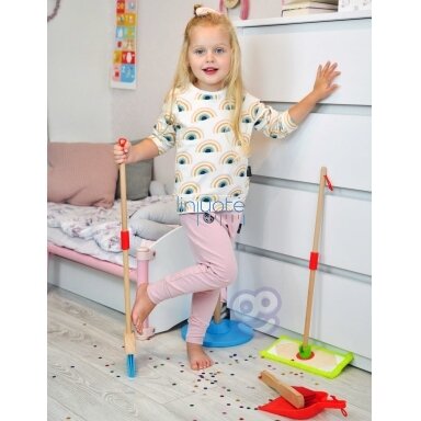 TOOKY TOY Medinis Valymo Rinkinys Vaikams, Edukacinis Žaislas, 6 vnt. TF436A TOOKY TOY Medinis Valymo Rinkinys Vaikams, Edukacinis Žaislas, 6 vnt. TF436A